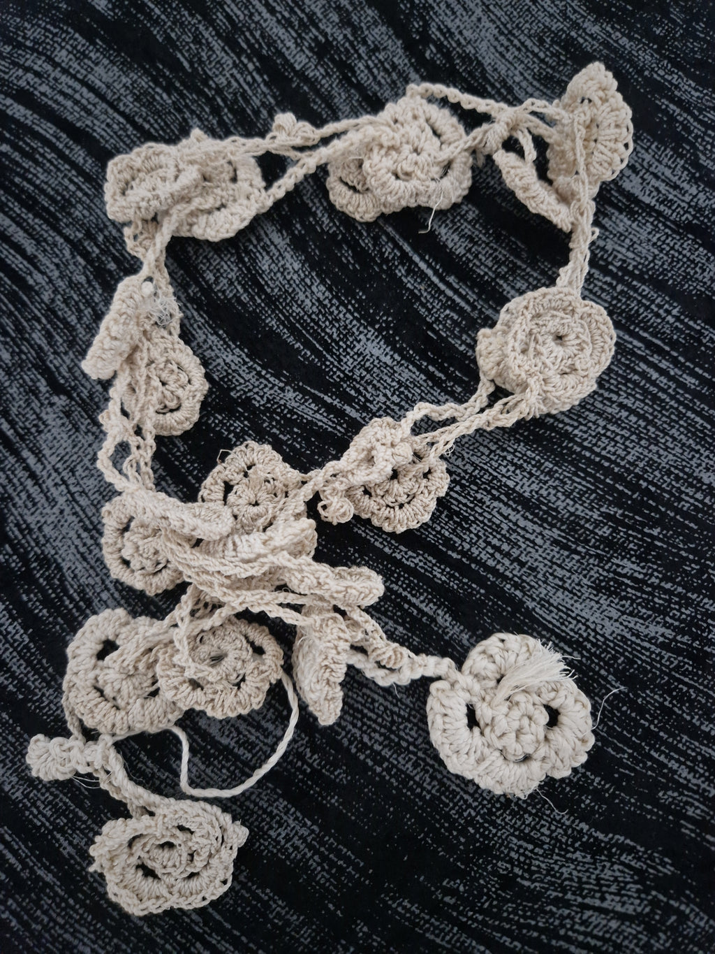 Asymmetric Toquilla Straw Hat with handcrafted Agave rope crochet detail