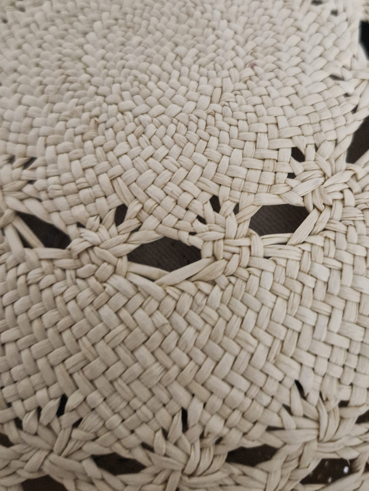 Panama toquilla straw hat with leather detailing