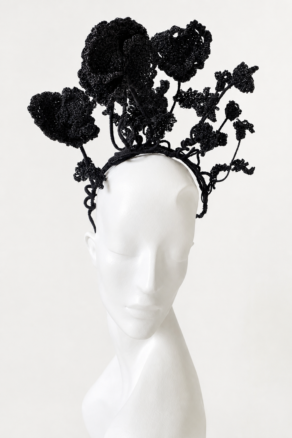 Botanical Shadows — Sculptural Headpiece
